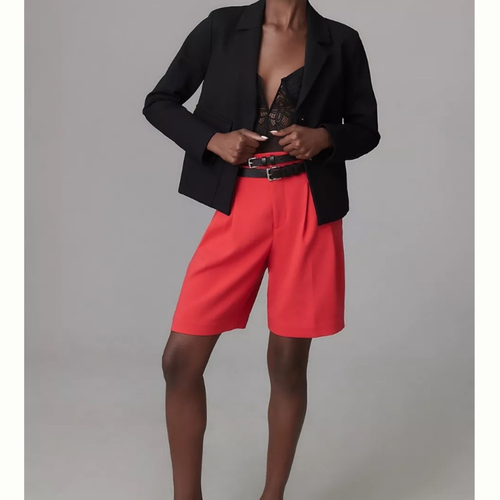 Anthropologie/The Avery Pleated Shorts by Maeve ⭐️Host Pick